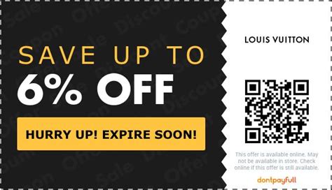 coupon louis vuitton|louis vuitton discount outlet.